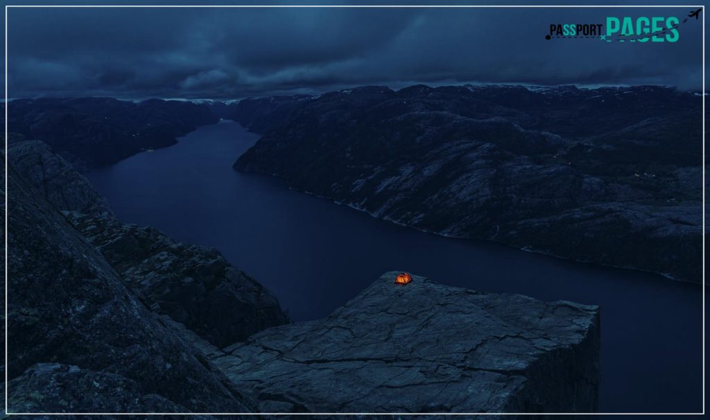 Solo-Hiking-and-Wild-Camping-at-Pulpit-Rock-Norway